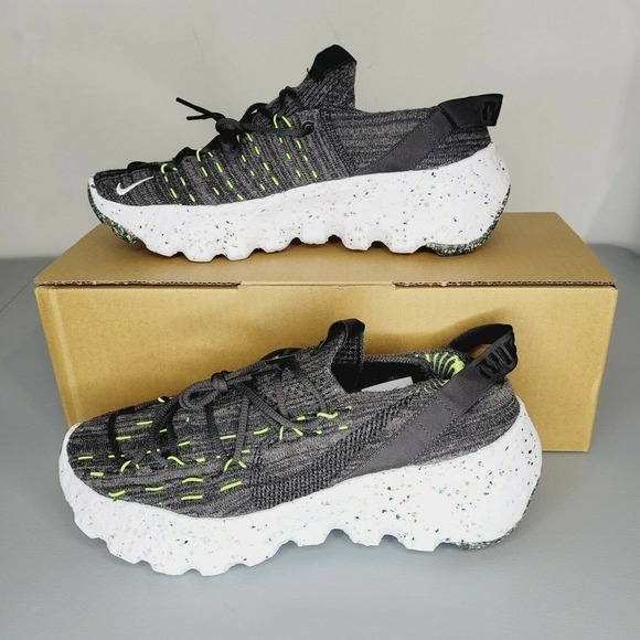 Brand New Nike Space Hippie 04 Black Volt Sneakers US Men's 10
